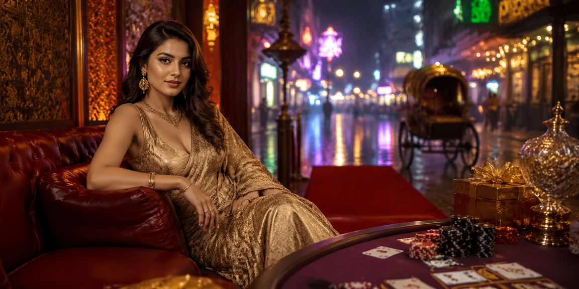 ময়মনসিংহে রাতের বাজারের আলোতে ব্যাকারাট গেম উপভোগ করছেন একজন খেলোয়াড়